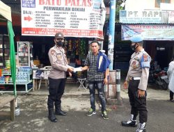 Polsek Binjai Timur melaksanakan giat berupa program Ops Yustisi serta upaya pencegahan Penyebaran virus covid-19