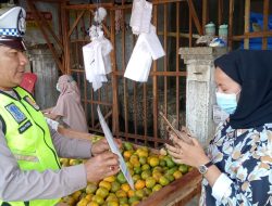 Polsek Binjai Kota Oprasi Yustisi laksanakan program Pencegahan  Penyebaran Virus Corona  guna memberi himbauan dan menerapkan prokes
