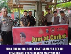 BUKA RUANG DIALOGIS, KASAT SAMAPTA BENAHI KOMUNIKASI POLISI DENGAN MASYARAKAT