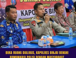 BUKA RUANG DIALOGIS, KAPOLRES BINJAI BENAHI KOMUNIKASI POLISI DENGAN MASYARAKAT