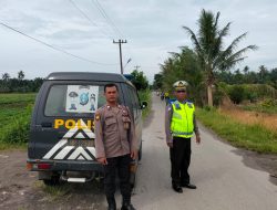 Polsek Binjai selatan melaksanakan Patroli dengan kenderaan patroli R4 antisipasi terhadap pelaku kejahatan yang meresahkan masyarakat