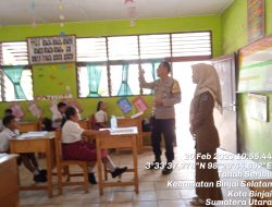 BHABINKAMTIBMAS KELURAHAN TANAH SERIBU SOSIALISASI STOP BULLYING DI LINGKUNGAN SEKOLAH