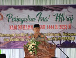 POLRES BINJAI GELAR ISRA MIRAJ 1444 H TAHUN 2023