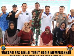 WAKAPOLRES BINJAI TURUT HADIR MEMERIAHKAN HUT PWI DAN HPN KE-77