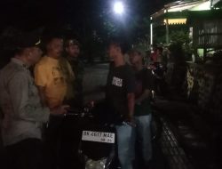 ANTISIPASI TEROR GENG MOTOR DAN TINDAK KEJAHATAN, POLSEK BINJAI KOTA POLRES BINJAI GELAR PATROLI