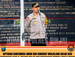 CIPTAKAN KAMTIBMAS AMAN DAN KONDUSIF MENJELANG BULAN SUCI RAMADHAN 1443 H, POLRES BINJAI MELAKSANAKAN PATROLI SKALA BESAR