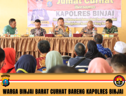 WARGA BINJAI BARAT CURHAT BARENG KAPOLRES BINJAI