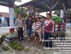 AIPTU ADONG MUNTHE BERI HIMBAUAN WARGA UNTUK KEMBALI RONDA MALAM