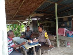 BRIPKA RUDI H. SEMBIRING PANTAU SITUASI DESA BINAAN DENGAN PATROLI DIALOGIS