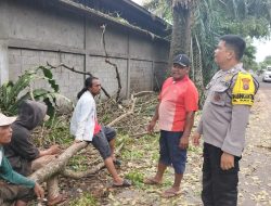 BHABINKAMTIBMAS KELURAHAN SUKA MAJU BRIPKA JONNI SIJABAT SAMPAIKAN PESAN KAMTIBMAS KEPADA WARGA BINAAN