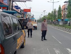 Personil Polsek Binjai Barat melaksanakan giat Patroli