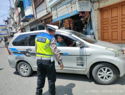 PENERTIBAN PARKIR LIAR TAK PADA TEMPATNYA, DALAM RANGKA OPERASI KESELAMATAN TOBA POLRES BINJAI 2023