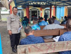 AIPTU ESRA KRISTIAN SEMBIRING BERIKAN KEAMANAN KENYAMANAN IBADAH MINGGU