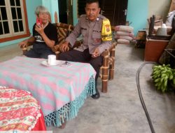 AIPTU SURADIYANTA RUTIN KUNJUNGI WARGA LANSIA DESA BINAAN