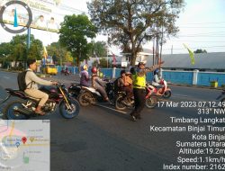 Rutinitas Kehadiran Satlantas Polres Binjai Berikan Rasa Aman dan Selamat Pengguna Jalan