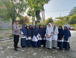 CEGAH AKSI BULLYING ANTAR SISWA DI LINGKUNGAN PONDOK PESANTREN, AIPTU BENNY ASRIN BERIKAN HIMBAUAN KEPOLISIAN