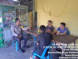 AIPTU ADONG MUNTHE AJAK WARGA DESA BINAAN UNTUK BERPERAN AKTIF DALAM PENCEGAHAN AKSI KENAKALAN REMAJA