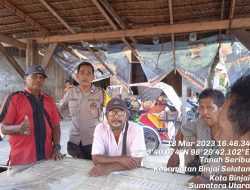 AIPTU ADONG MUNTHE SAMBANGI PANGKALAN BECAK MOTOR SAMPAIKAN HIMBAUAN KAMTIBMAS