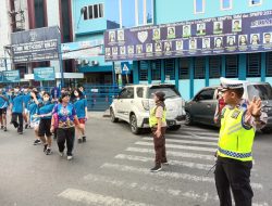 GELAR PERSONIL DI TITIK RAWAN GANGGUAN KAMSELTIBCARLANTAS, SATLANTAS POLRES BINJAI BERIKAN PELAYANAN PRIMA