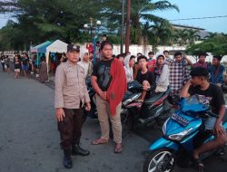 AIPTU ABDI TAMPUBOLON HIMBAU PARA REMAJA YANG BERKUMPUL