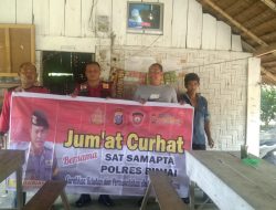 Kasat Samapta Polres Binjai Jumat Curhat Bersama Masyarakat