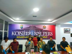 Konferensi Pers Tindak Pidana Pemerasan Disertai Ancaman