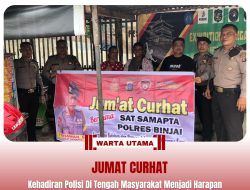 Kehadiran Polisi Di Tengah Masyarakat Menjadi Harapan Terciptanya Kamtibmas Yang Kondusif