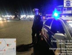 Blue Light Patrol Patroli  Presisi Polres Binjai Dalam Rangka Antisipasi 3c ( Curas, Curat & Curanmor) Dan Kejahatan Jalanan