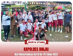 Kapolres Binjai Ikut Memeriahkan Hut Ri Ke-78 Tahun 2023 Bersama Ibu-ibu Perwiritan