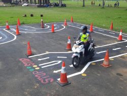 Satpas  Polres Binjai Uji Coba Lapangan Praktek Sim Terbaru Dengan Uji Praktek Angka 8 Tidak Digunakan Lagi