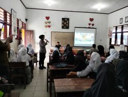 Kasat Binmas Polres Binjai Binluh di Orientasi Peserta Didik Baru (MOPDB) di SMA & SMK Swasta TUNAS BANGSA.