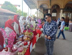 Kapolres Binjai Hadiri Acara Lomba Nasi Tumpeng Dan Resmikan Sekolah Madrasah.
