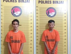 Disaat Edarkan Narkoba Dua Orang Pria Ditangkap Sat Narkoba Polres Binjai