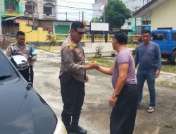 Waka Polres Binjai berkunjung ke  Polsek Binjai