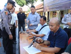 Polres Binjai Laksanakan Pemeriksaan Senpi Dinas Terhadap Anggota Polri