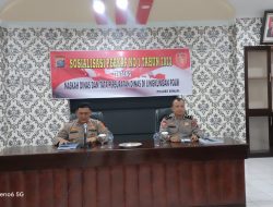 Polres Binjai Melaksakan Sosialisasi Perkap No .1 Tahun 2023 tentang Naskah Dinas dan tata persuratan di lingkungan Polri.