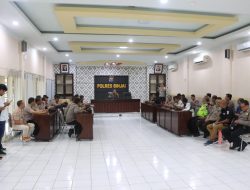 Kabag Ops Selaku Karendal Ops Laksanakan Anev Kegiatan Omb Toba 2023