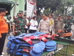 Kapolres Binjai Ikuti Apel kesiapan penanggulangan Bencana Alam Diwilayah kodim 0203 LKT