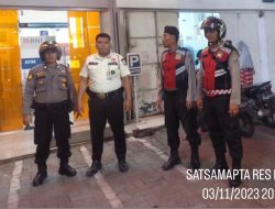 PATROLI RODA DUA SAT SAMAPTA POLRES BINJAI TINGKATKAN KEAMANAN DIMALAM HARI