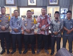 KAPOLRES BINJAI TATAP MUKA BERSAMA KPU KOTA BINJAI