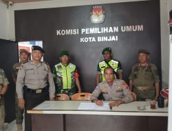 Polres Binjai Gelar Patroli Tiga Pilar , Berikan Rasa Aman Menjelang Masa Kampanye Pemilu 2024