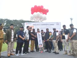 Kapolres Binjai Hadiri Apel Siaga Pengawasan Deklarasi Kampanye Damai