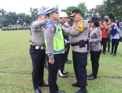 POLRES BINJAI BERSAMA INSTANSI TERKAIT LAKSANAKAN APEL GELAR PASUKAN OPS LILIN TOBA-2023