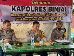 KAPOLRES BINJAI KEMBALI BERTATAP MUKA DENGAN OJOL