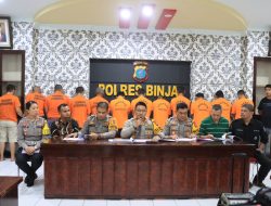 Polres Binjai Melaksanakan Konferensi Pers Akhir Tahun 2023