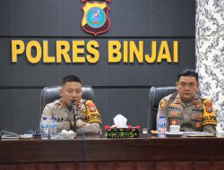 POLRES BINJAI MELAKSANAKAN ANEV KENERJA AKHIR TAHUN 2023 DAN RENCANA KEGIATAN TAHUN 2024