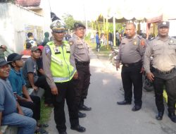 Satgas OMB Polres Binjai Gelar Pengamanan Kampanye Tatap Muka