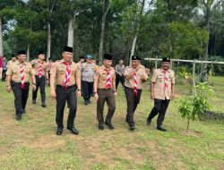 Polres Binjai Turunkan Pengamanan Pembukaan Perkemahan Pramuka