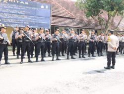 Wujudkan Kamtibmas Kondusif Kapolres Binjai Berikan Arahan Kepada Tim Patroli