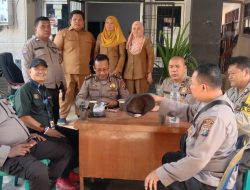 Pengamanan Rapat pleno terbuka hasil penghitungan perolehan suara pemilihan umum tahun 2024 Tingkat Kec Binjai Kota